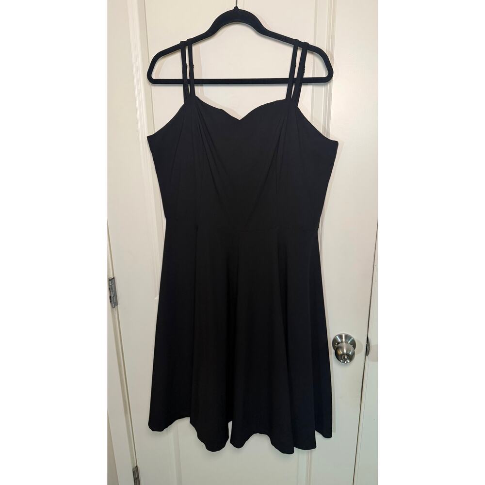 Gown Town Vintage Sweetheart Fit & Flare Cocktail Dress Size 2XL Dark Romance